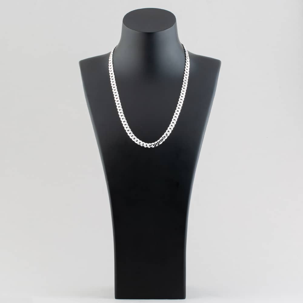 Silver Flat Curb Chain SUFC-680-AG