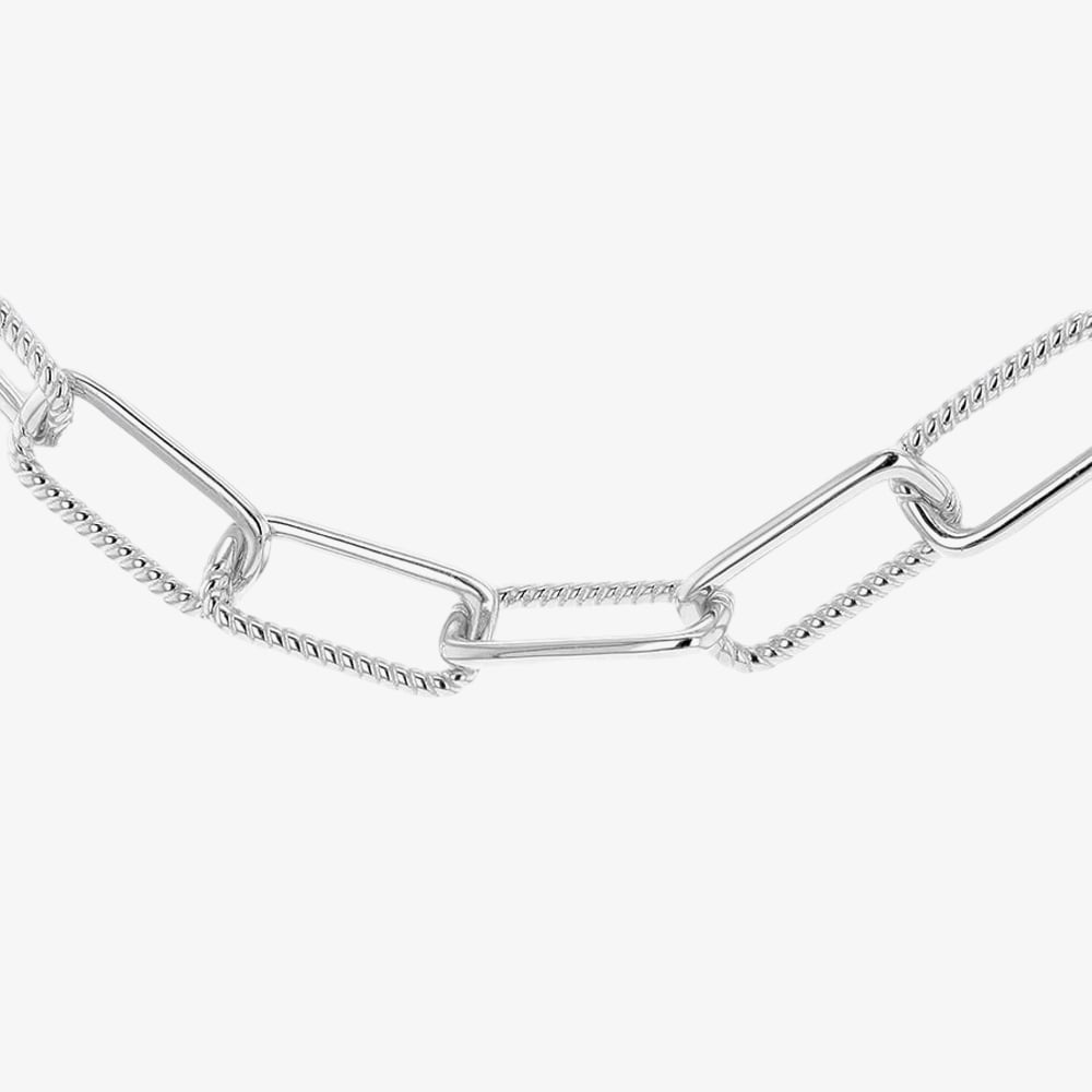 Sterling Silver 18 Inch Half Twist Paperlink Chain 8.16.0284