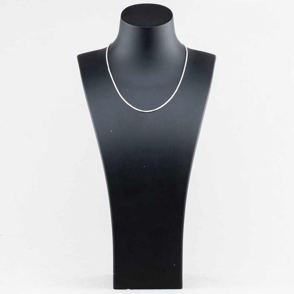Fashionista Silver Sterling Silver 18 Inch Spiga Chain S1136-18