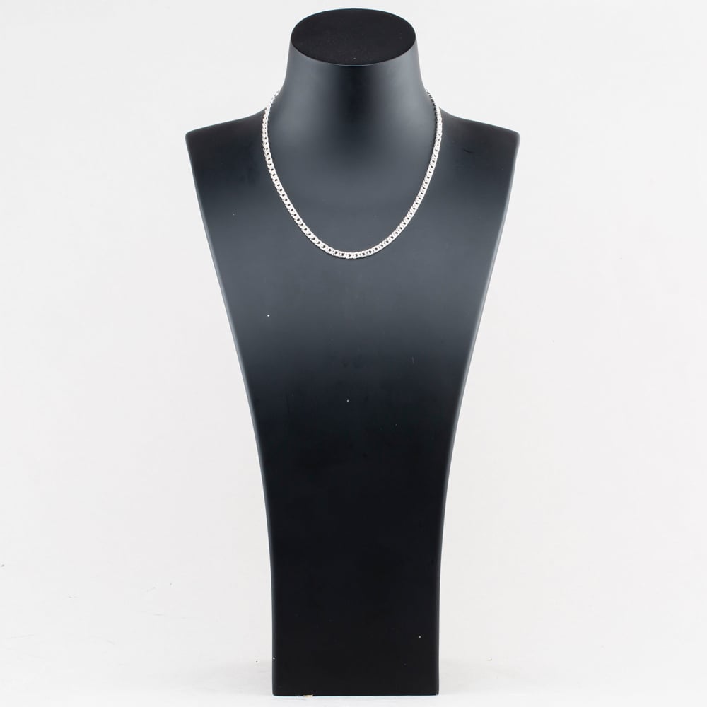 Fashionista Silver Sterling Silver 16 Inch Double Curb Chain S1119-16