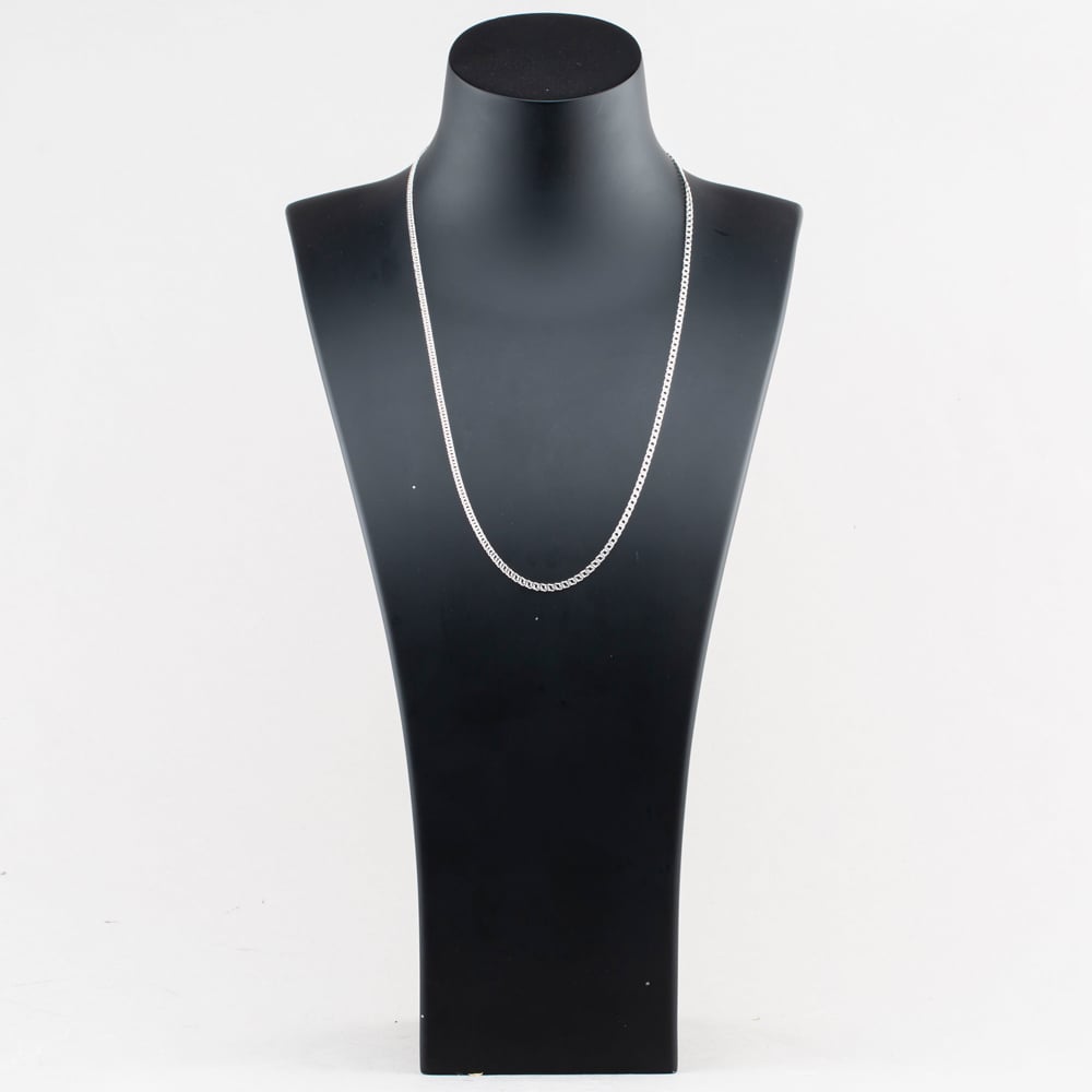 Fashionista Silver Sterling Silver 22 Inch Double Curb Chain S1118-22