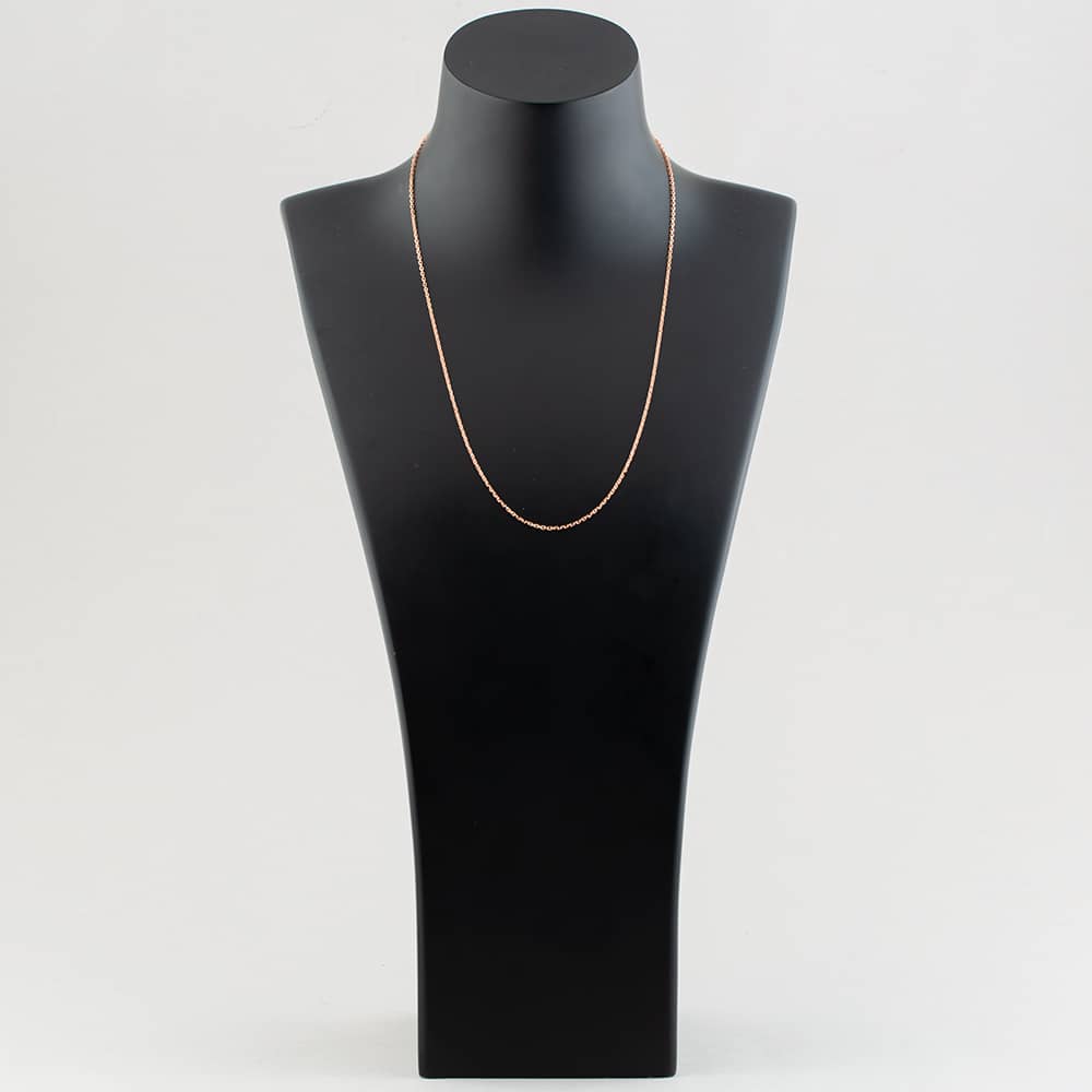 Rose Gold Plated 20 Inch Trace Chain CA4DC040/0.50 RGP