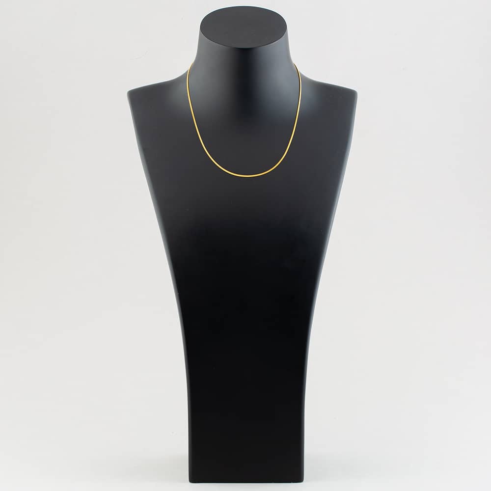 Gold Plated 16 Inch Flat Curb Chain CU2DC035/0.40 GP