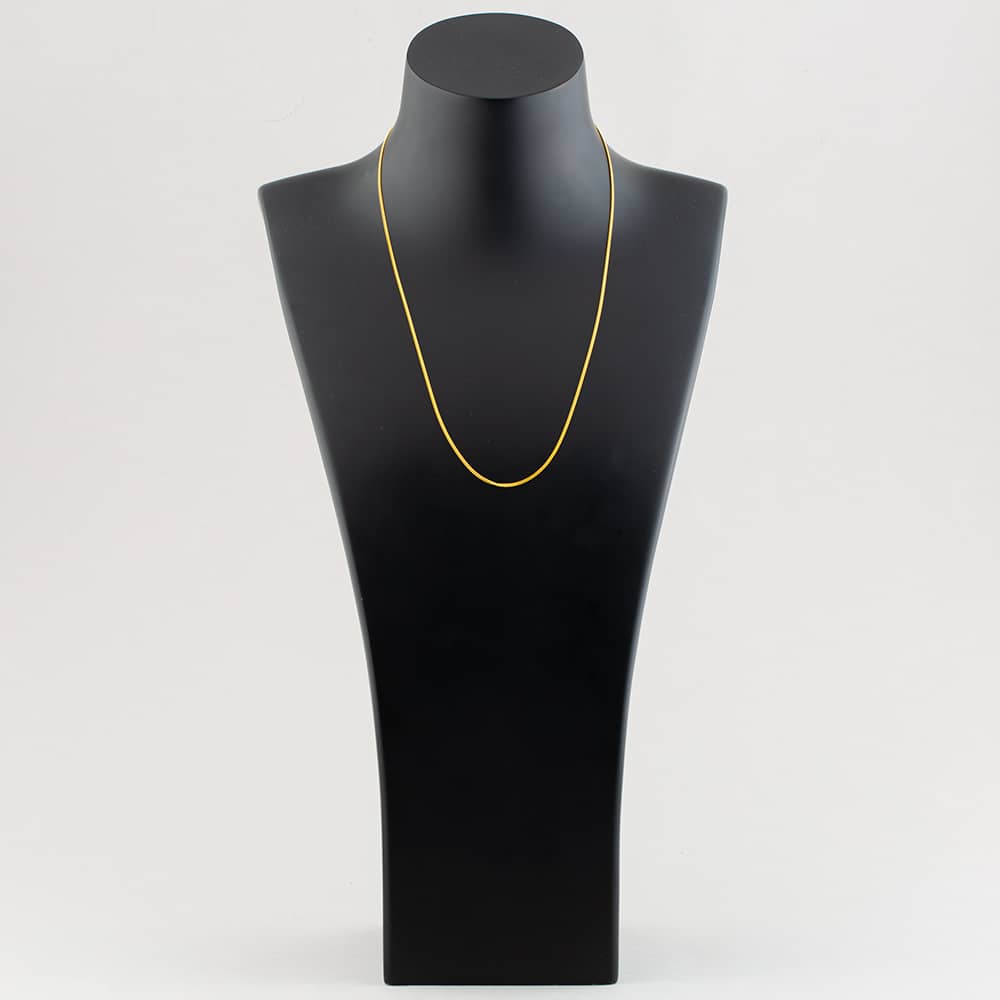 Gold Plated 20 Inch Flat Curb Chain CU2DC035/0.50