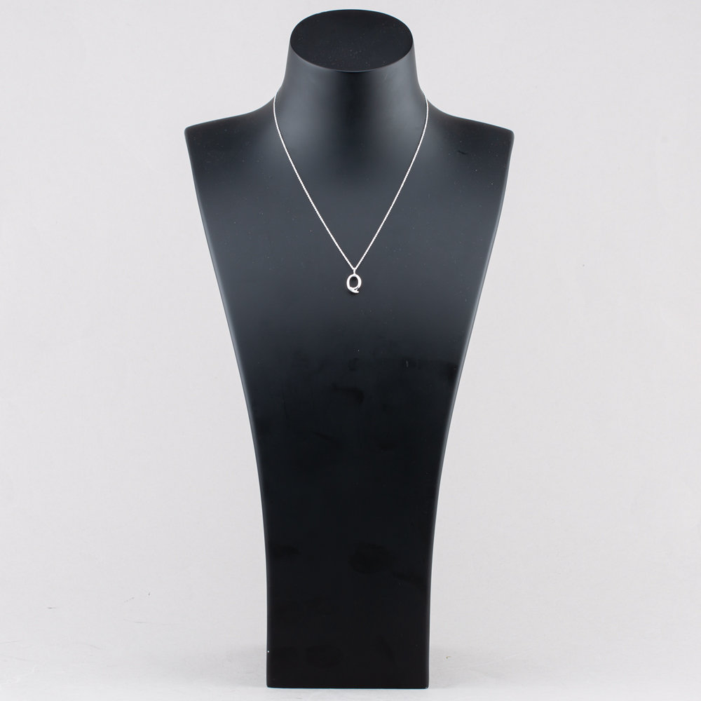Fashionista Silver Sterling Silver Cross Over Oval Pendant 016-35836/SP