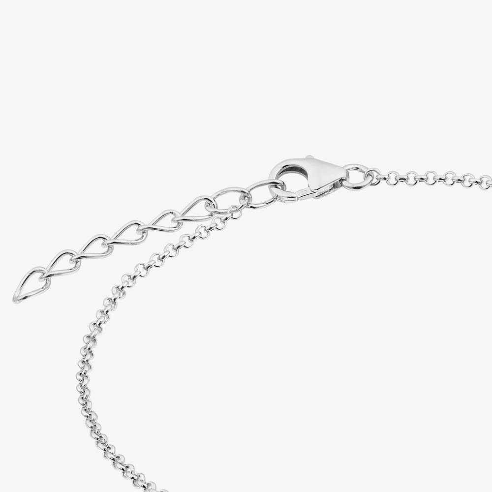 Fashionista Gold Rose Gold Tone Plated Sterling Silver Heart Bracelet AB4337Z/PR
