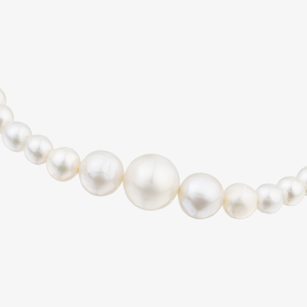 Yellow Gold Tone Plated Sterling Silver Freshwater Pearl Bracelet AB3135WFM/G