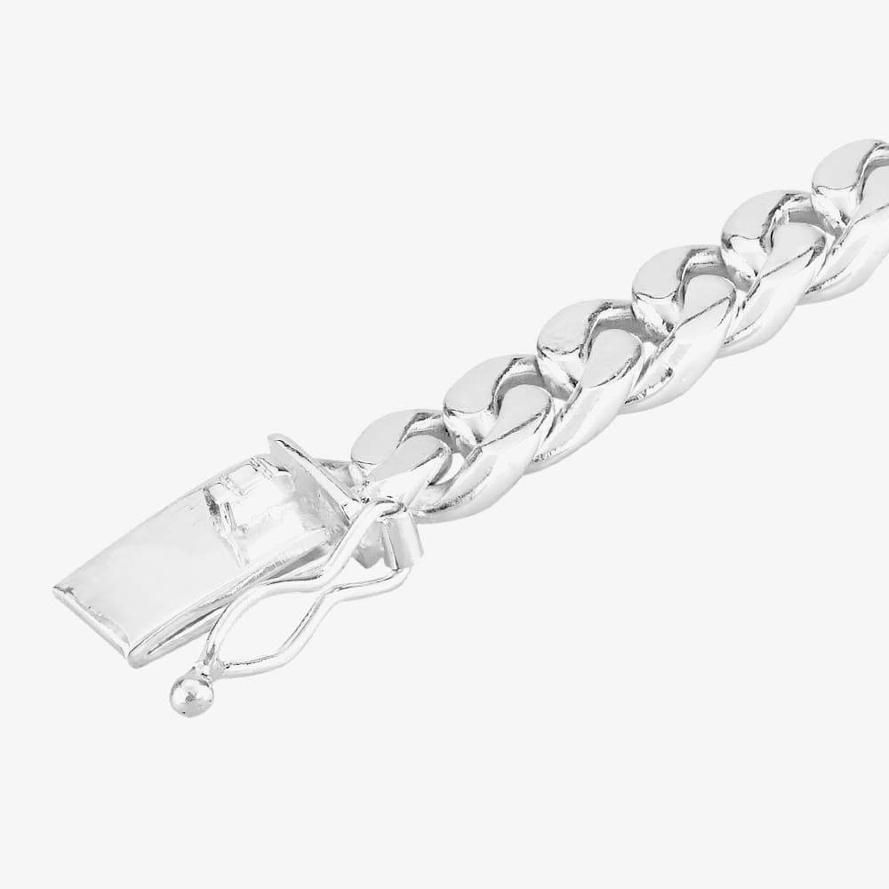 Engravables- Silver 7.5 Inch Curb ID Bracelet BR-3207-7.5
