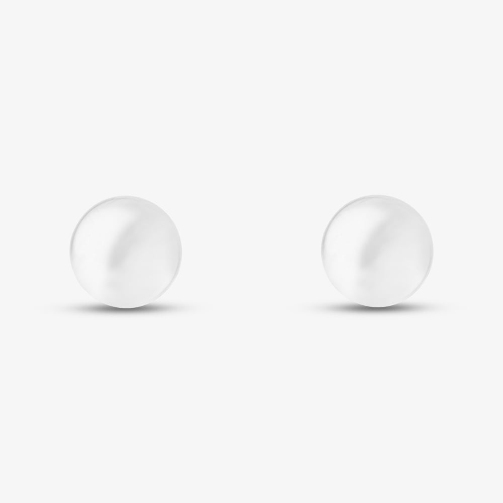 Sterling Silver 6mm Ball Stud Earrings S4006