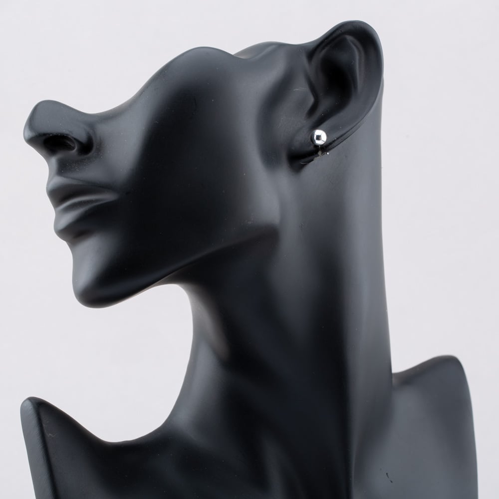 Sterling Silver 6mm Ball Stud Earrings S4006