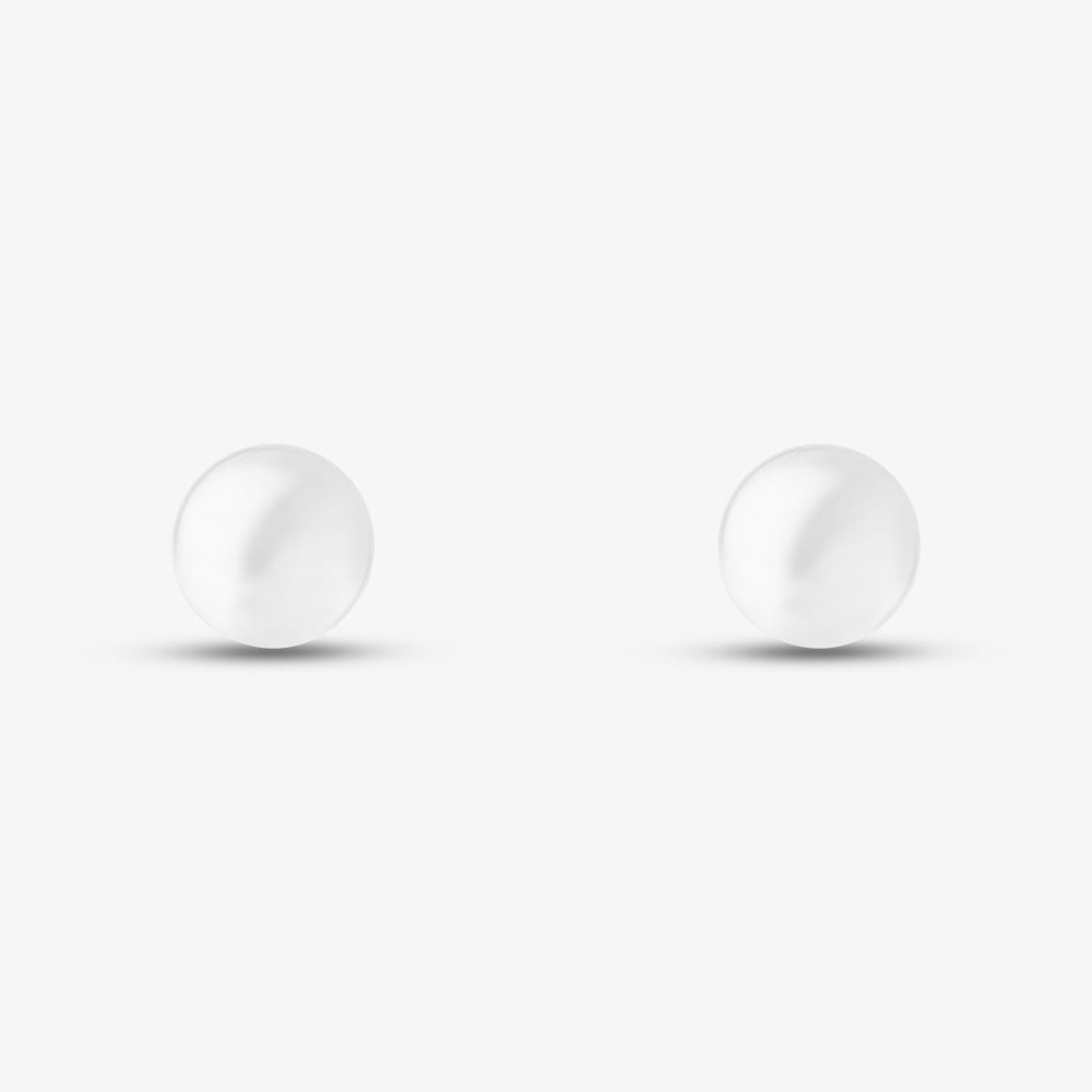 Sterling Silver 5mm Ball Stud Earrings S4004