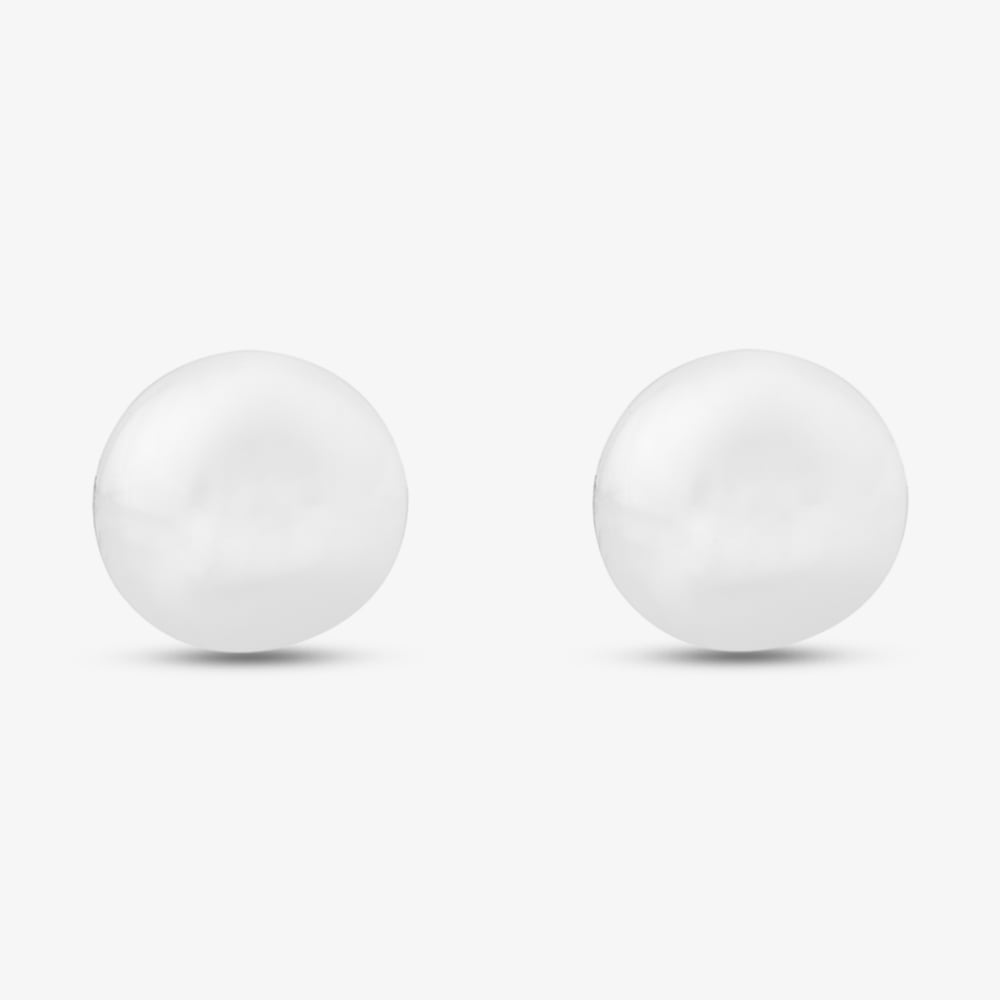 Silver Freshwater Pearl Studs GK-E3065W
