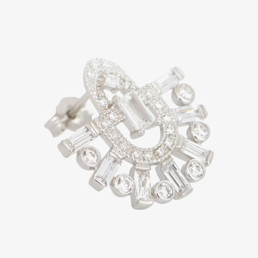 V Jewellery Runa Fan Stud Earrings 3225