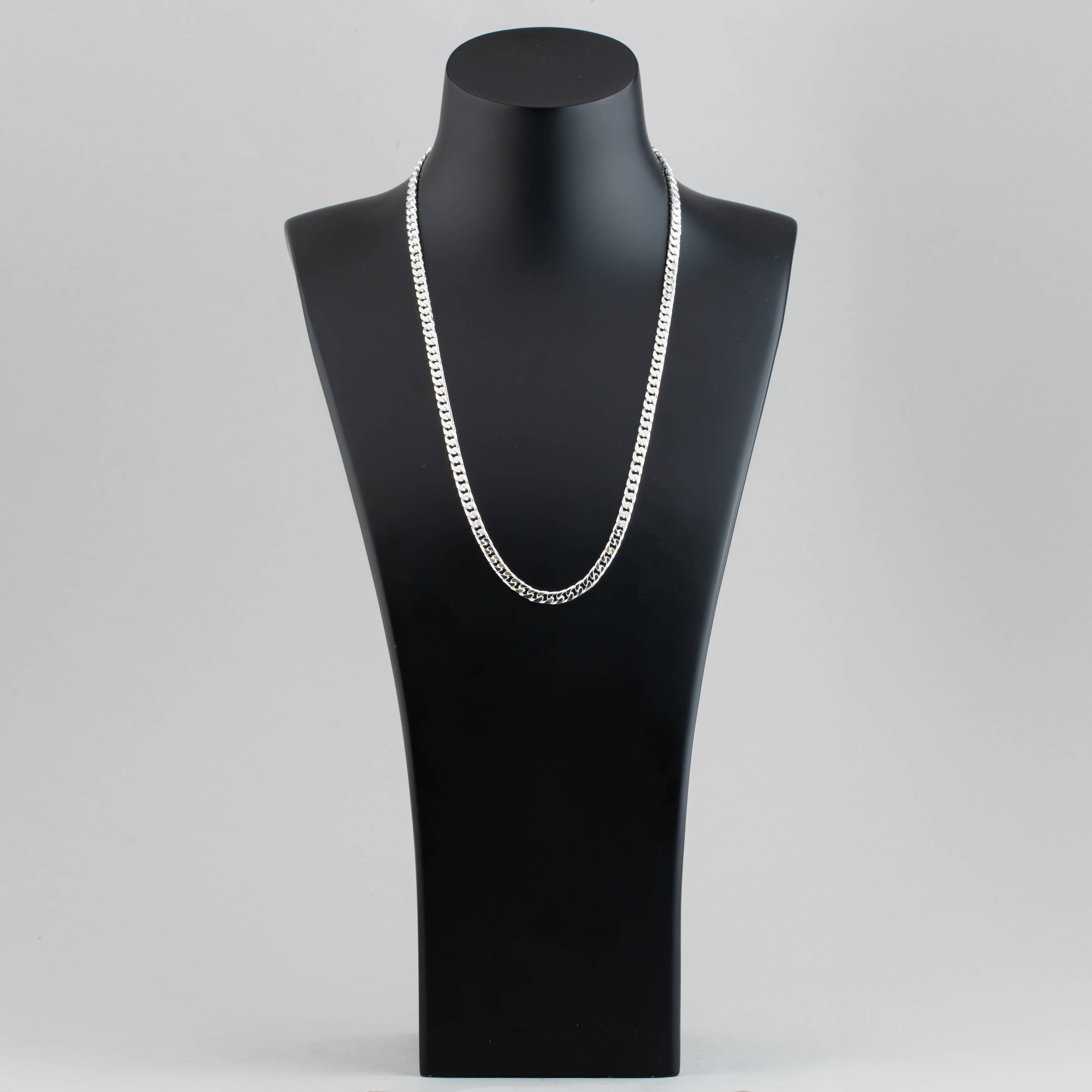 Sterling Silver 22 Inch Diamond-Cut Curb Chain 8.13.1916