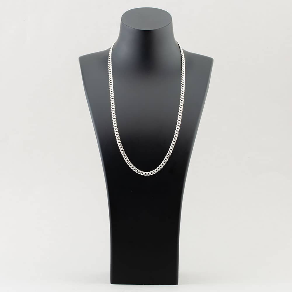 Sterling Silver 24 Inch Flat Curb Chain 8.13.6367