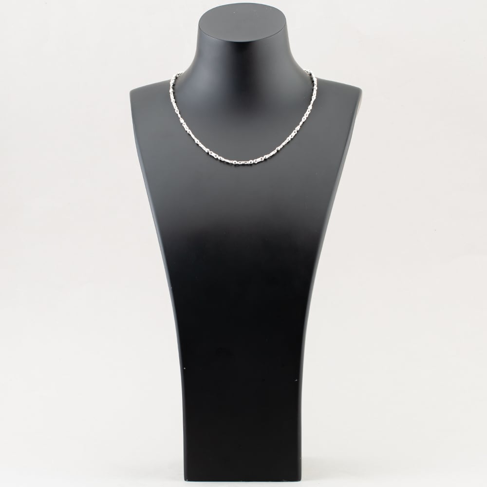Argentium Silver 18 Inch Ball And Knot Chain ARG-943026-18