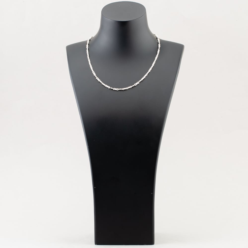 Argentium Silver 18 Inch Fancy Chain ARG-943025-18