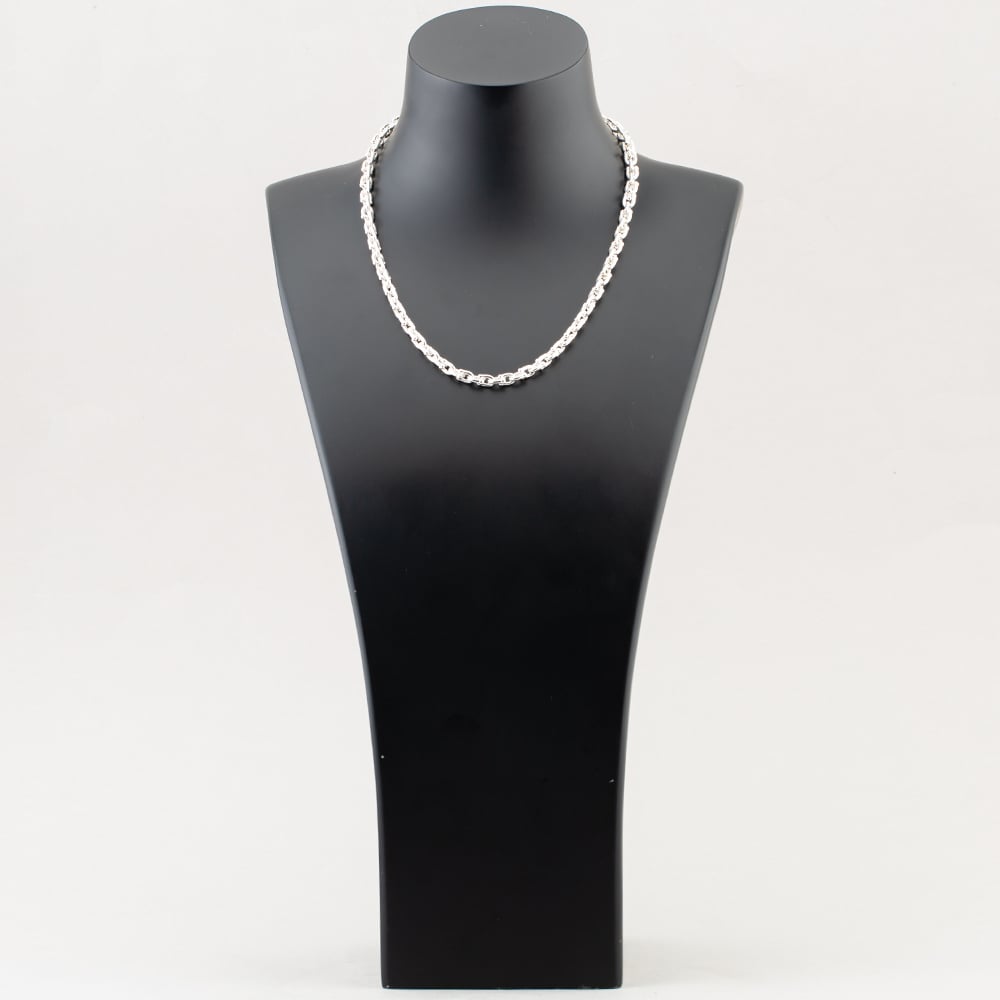 Argentium Silver 18 Inch Horseshoe Link Chain ARG-943034-18