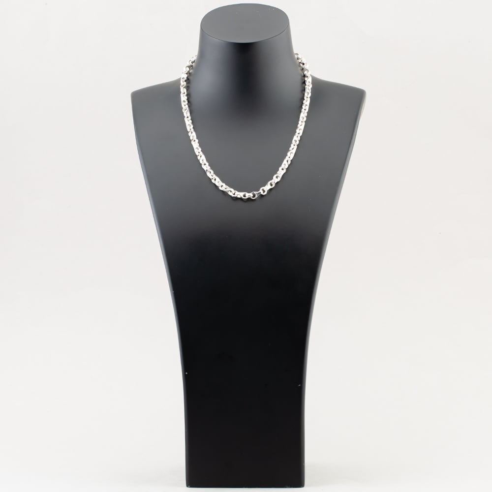 Argentium Silver 18 Inch Bolt Style Link Chain ARG-943023-18