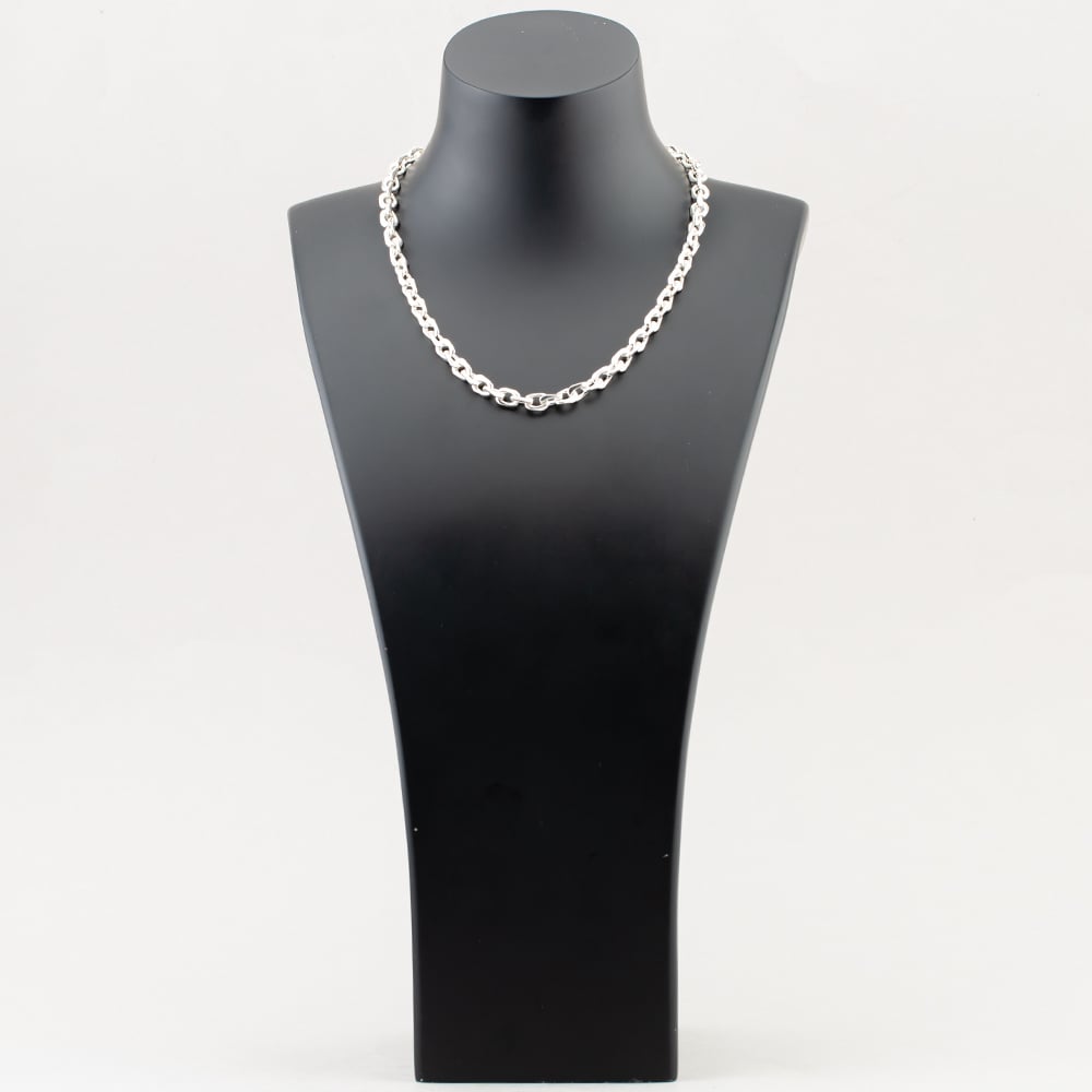 Argentium Silver 18 Inch Flat Curb Chain ARG-94301-18