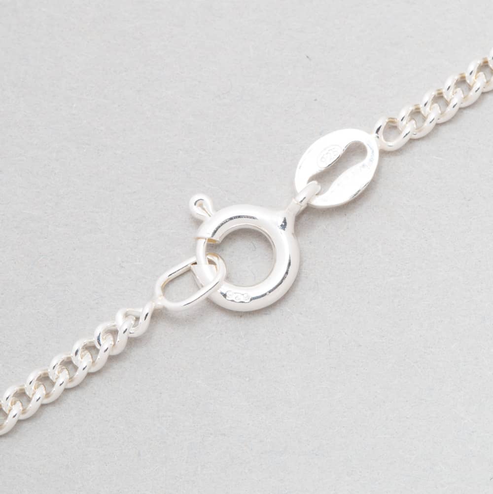 Silver 32 Inch Fine Curb Chain GK-N2517