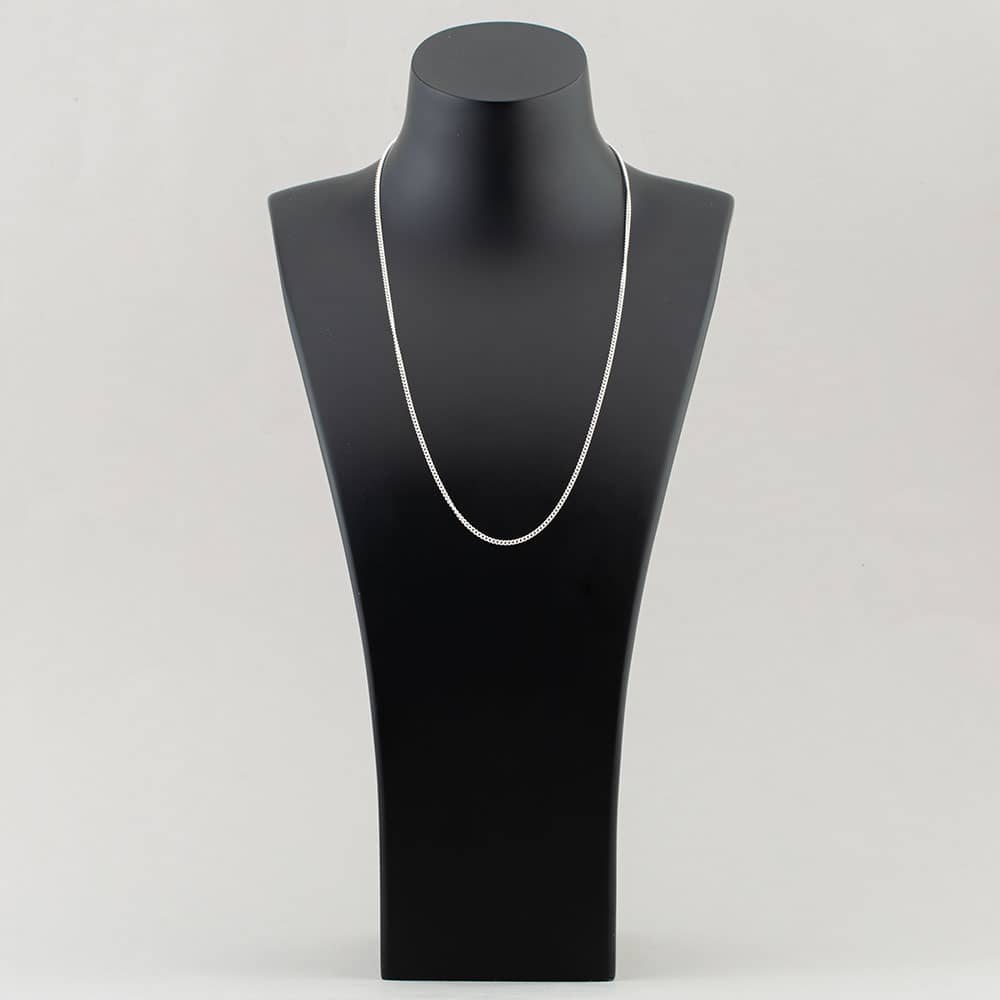 Silver 22 Inch Curb Chain N228