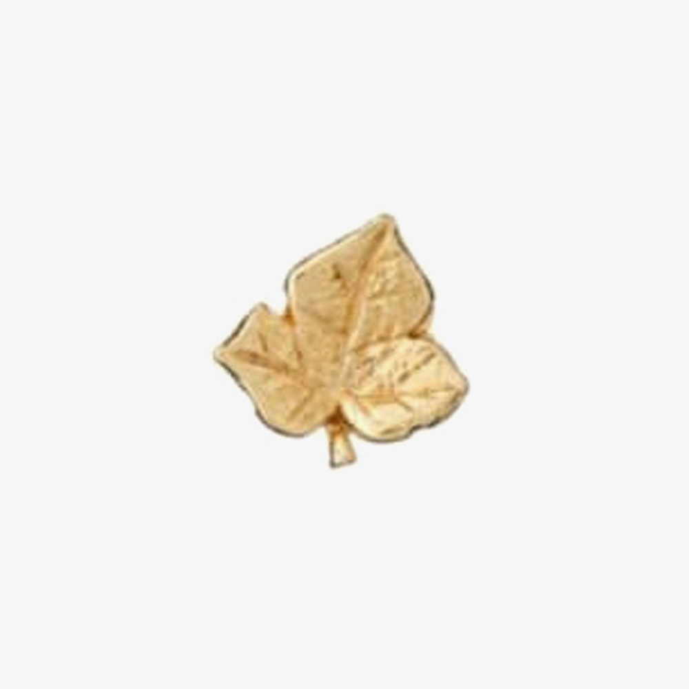 Amulette Gold Plated Large Ivy Leaf Ring Charm CH-138/L/YGP