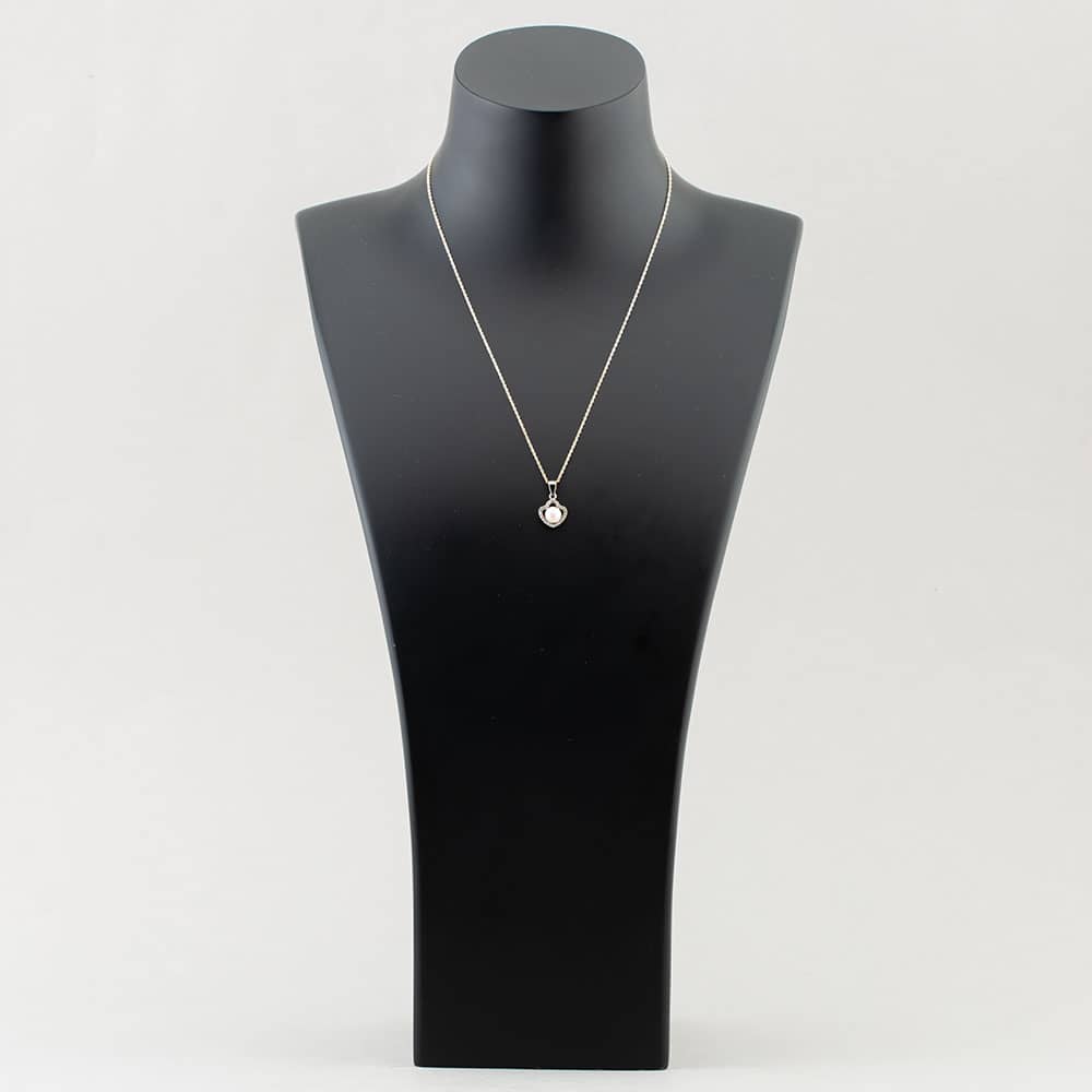 Sterling Silver Freshwater Pearl and Cubic Zirconia Pendant PNW70246FW