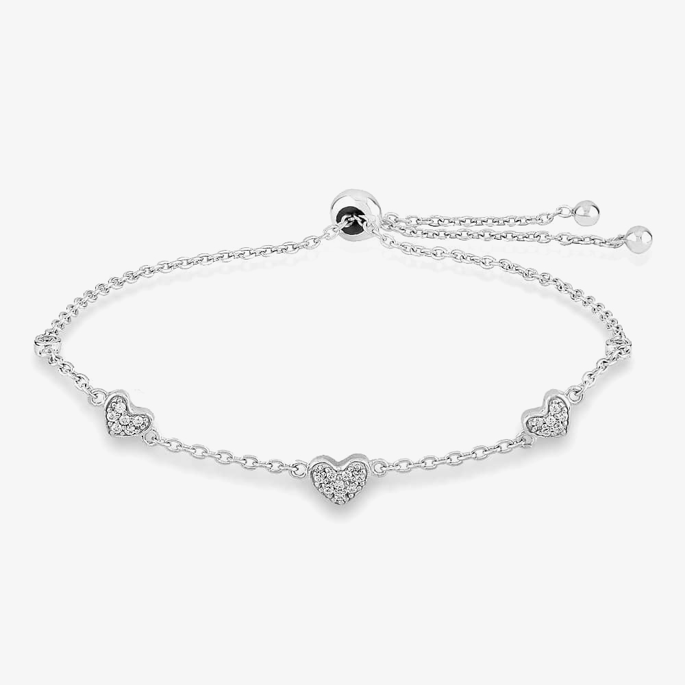 Rosa Lea Pave Hearts Jewellery Set AM-2THB021504 & AM-2THB021604