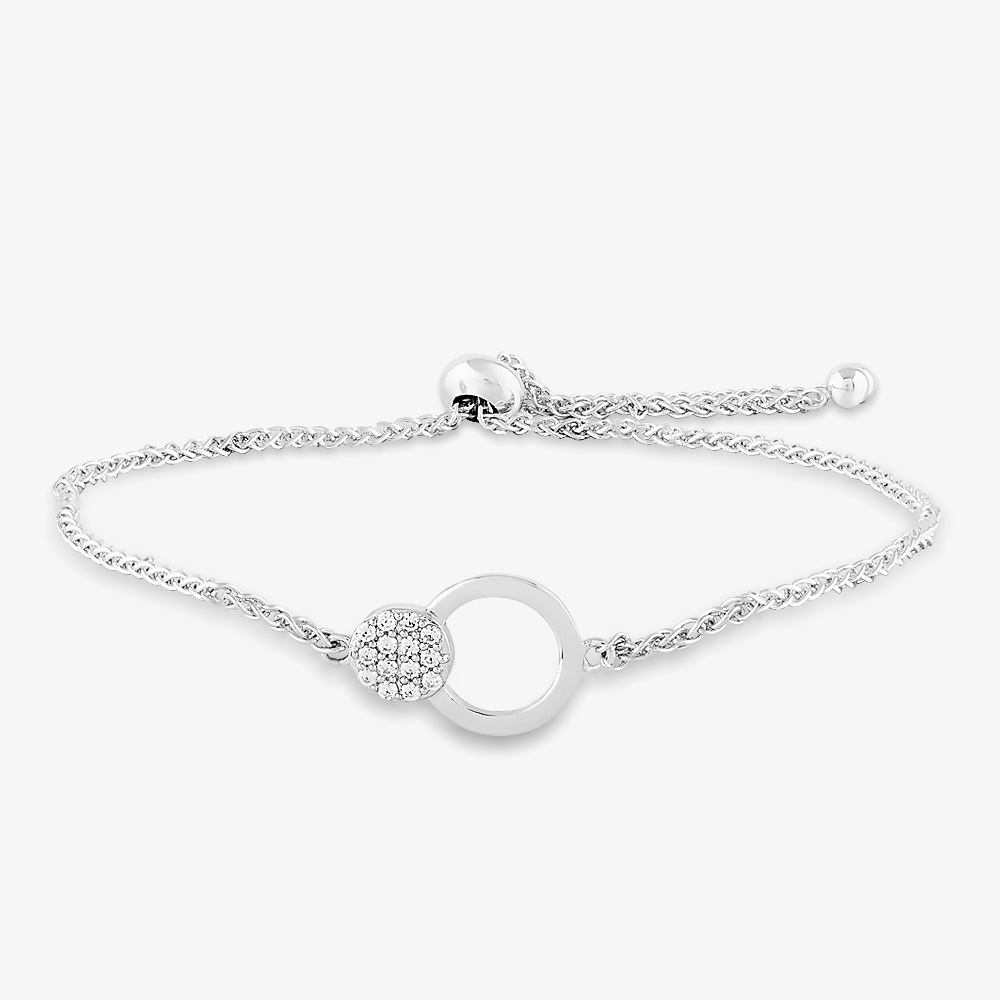 Product photograph of Rosa Lea Open Circle Toggle Bracelet Am-2thb030904 from The Jewel Hut
