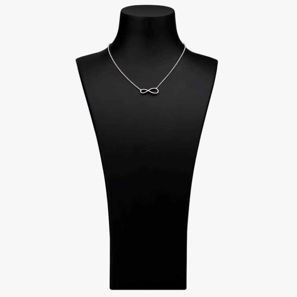 Rosa Lea Pave Infinity Necklace AE-950632NA-1