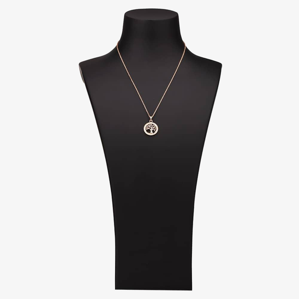 Rosa Lea Pave Tree Of Life Pendant BJ-P2989CRRG0.5M