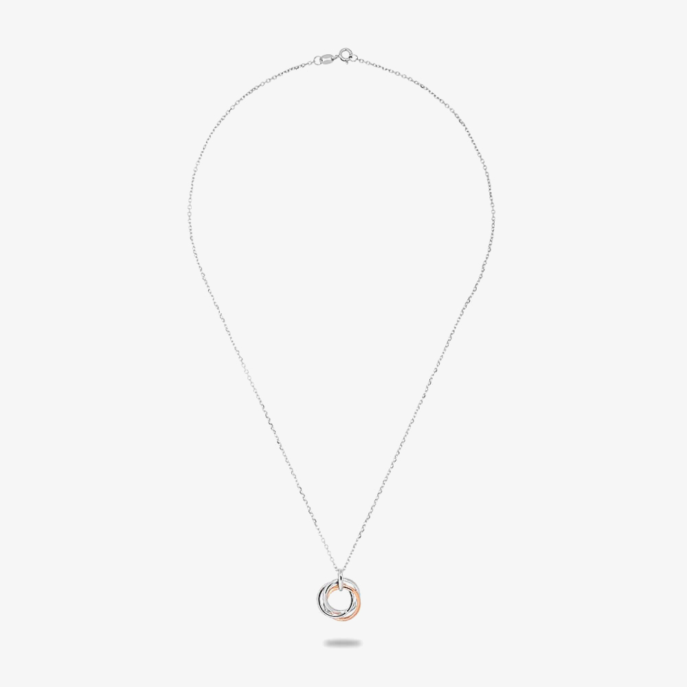 Rosa Lea Triple Intertwined Rings Pendant BJ-PC473CRG0.5