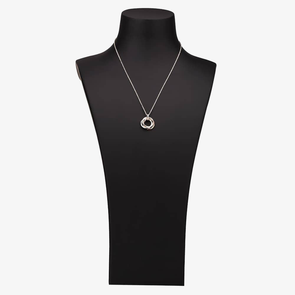 Rosa Lea Triple Intertwined Rings Pendant BJ-PC473CRG0.5