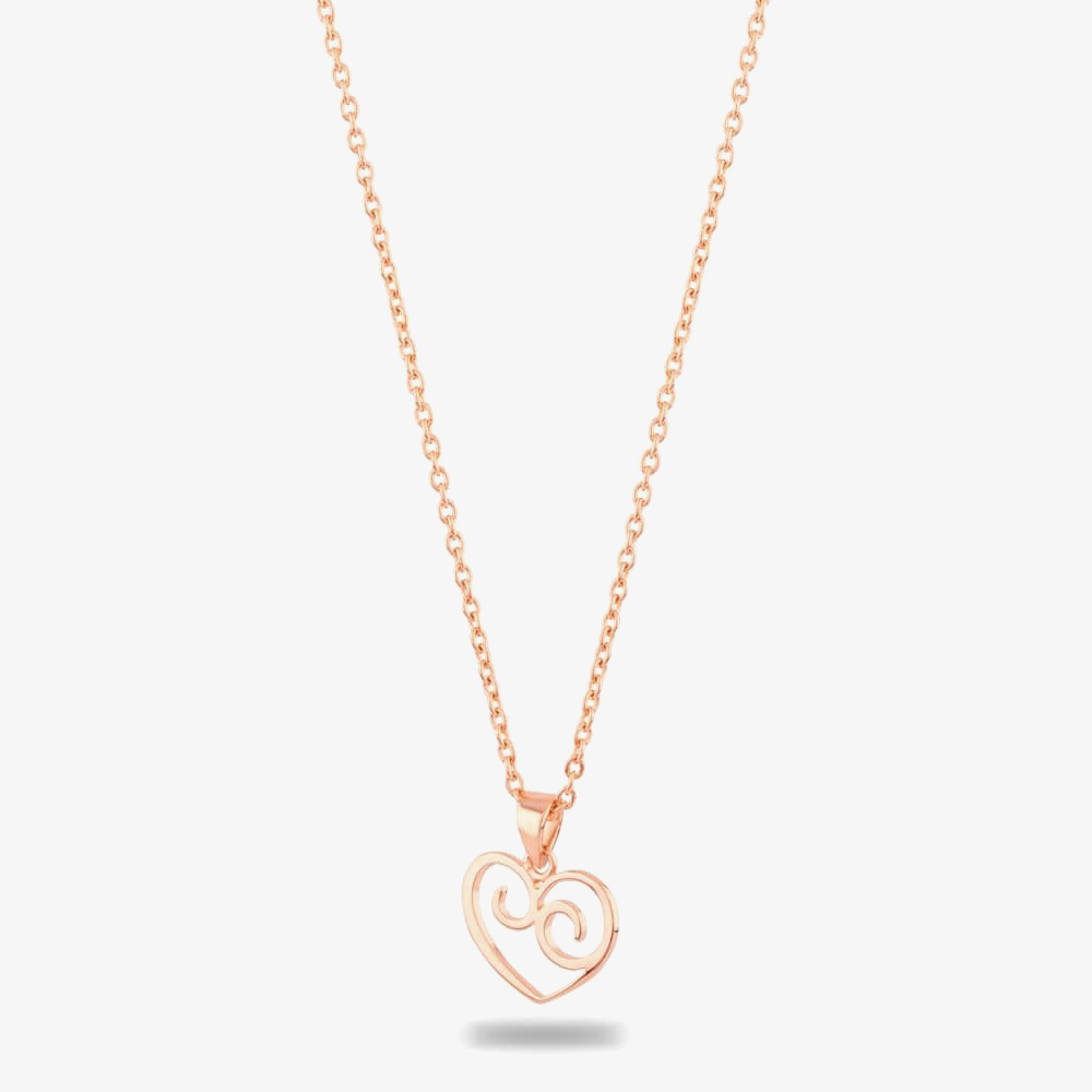 Rosa Lea Filigree Open Heart Jewellery Set AM-2THB009006 &AM-2THB008906