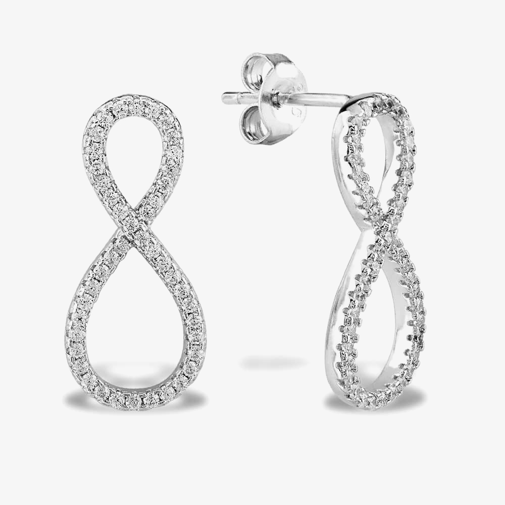 Rosa Lea Pave Infinity Jewellery Set AE-950632NA-1 & AE-950632HA-1 & AE-950711EA