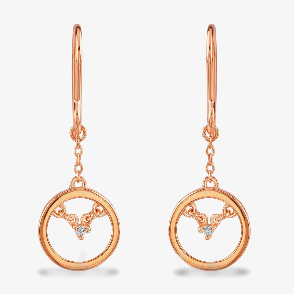 Rosa Lea Centrepoint Dropper Earrings BJ-E3301CRRG0.5(T)
