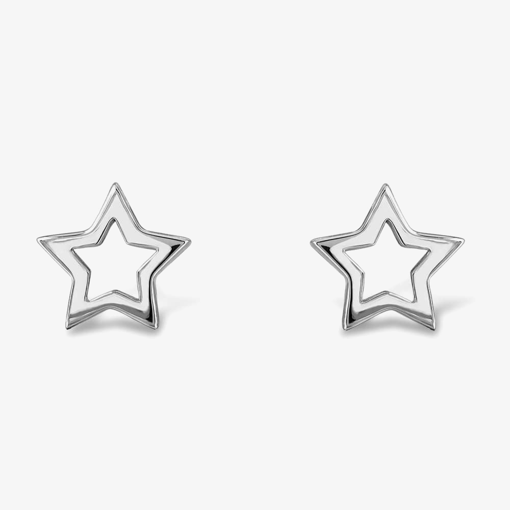 Product photograph of Rosa Lea Open Star Stud Earrings Am-2thb010904 from The Jewel Hut