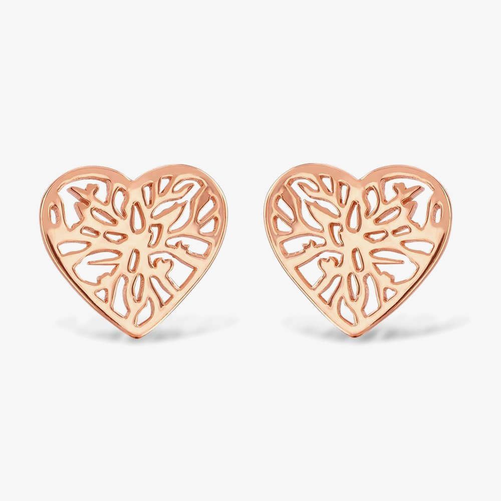 Rosa Lea Open Leaves Heart Jewellery Set AM-2THB010506 & AM-2THB010406