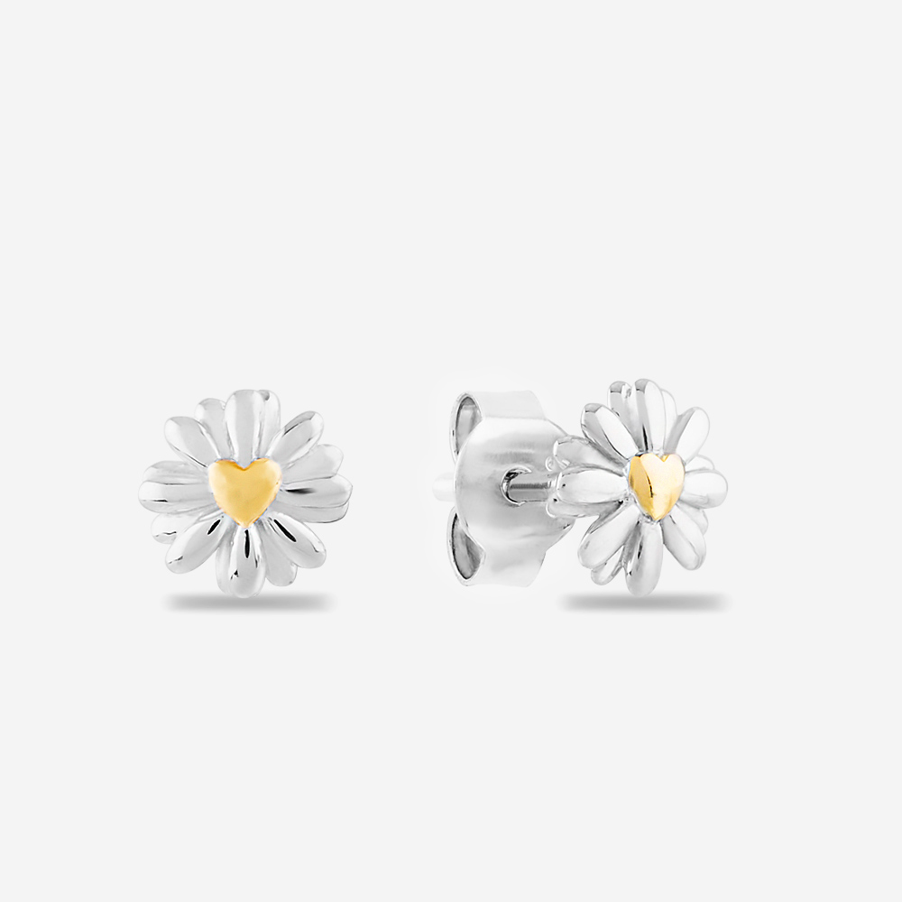 Rosa Lea Daisy Heart Stud Earrings AM-2THB028106