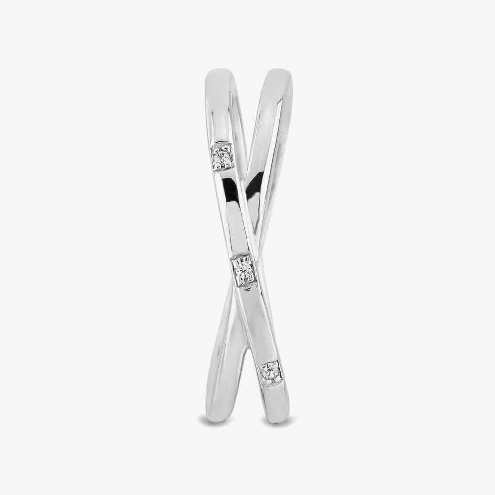 Rosa Lea Double Crossover Ring BJ-R2781C