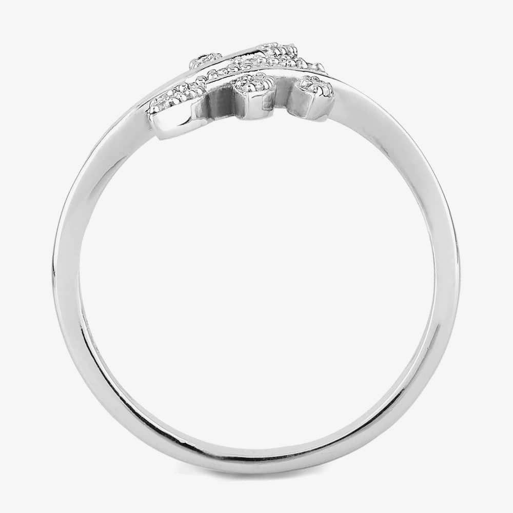 Rosa Lea Leaves Twist Ring AM-2THB013304