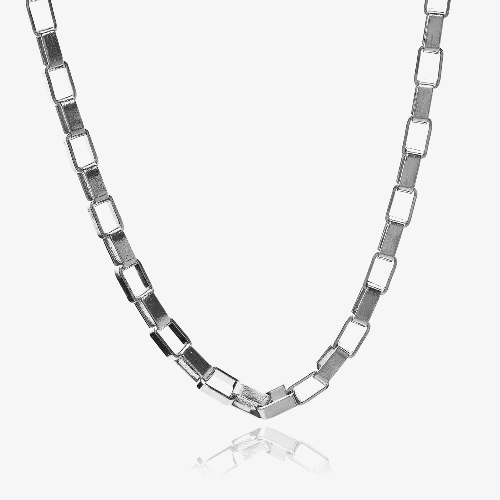 Thomas Henry Stainless Steel Medium Square Belcher Chain USS-706S4.0