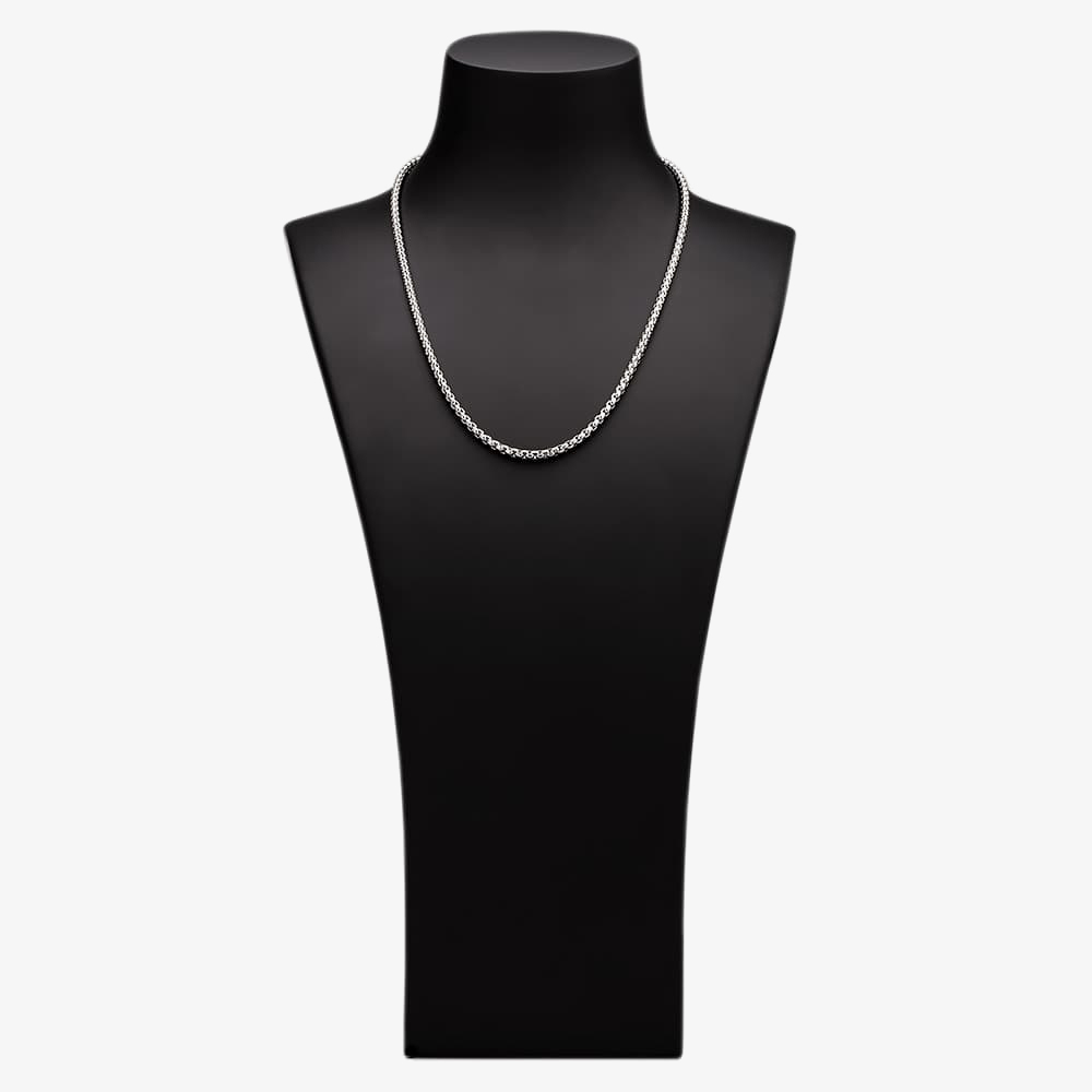 Bourne and Wilde Polished Steel Belcher Chain USS-727S3.5