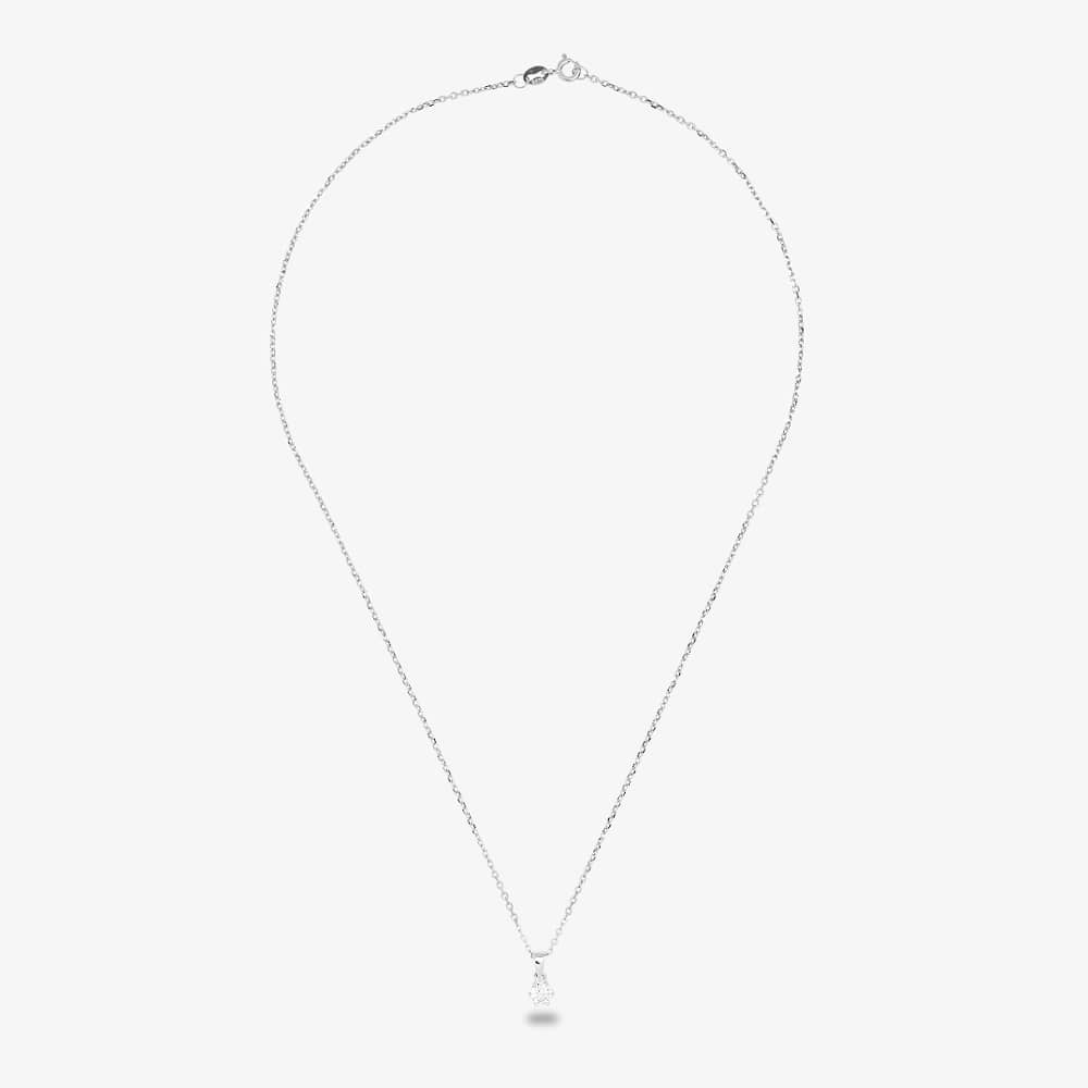 Starbright Silver 5mm Six Claw Cubic Zirconia Pendant E2177P-5M 3A