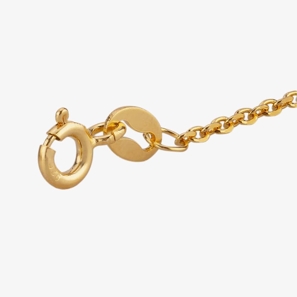 Starbright Gold 6mm Six Claw Cubic Zirconia Pendant E2177P-6M 3A GP
