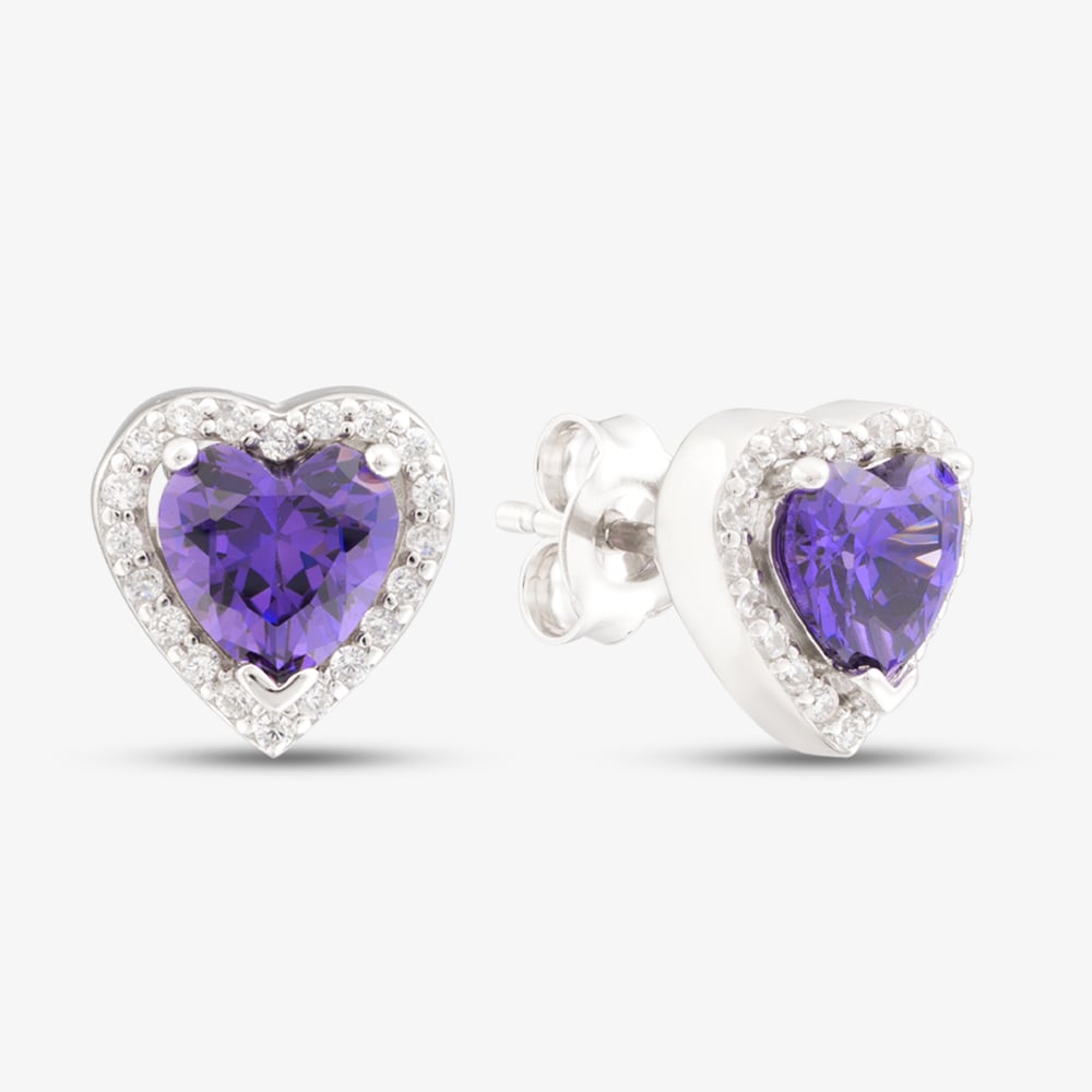 Click to view product details and reviews for Starbright Sterling Silver Purple Cubic Zirconia Heart Halo Cluster Stud Earrings Thb 03e Am. Click to view product details and reviews for Starbright Sterling Silver Purple Cubic Zirconia Heart Halo Cluster Stud Earrings Thb 03e Am.