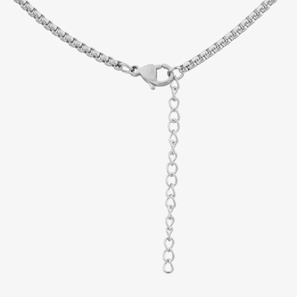 Bourne and Wilde Stainless Steel Dog Tag Necklace OSN-689S