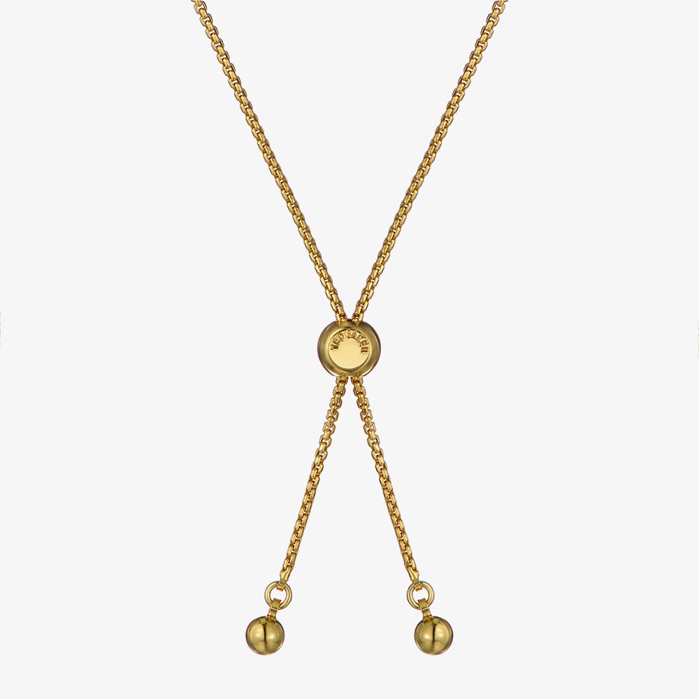 Ted Baker HARRIET Gold Tone Plated White Enamel Heart Bracelet TBJ4214-02-08