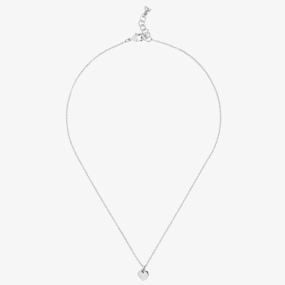 Ted Baker HARA Silver Finish Tiny Heart Pendant Necklace TBJ1145-01-03